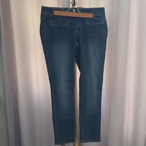 Angels Dark Blue Ankle Jeans